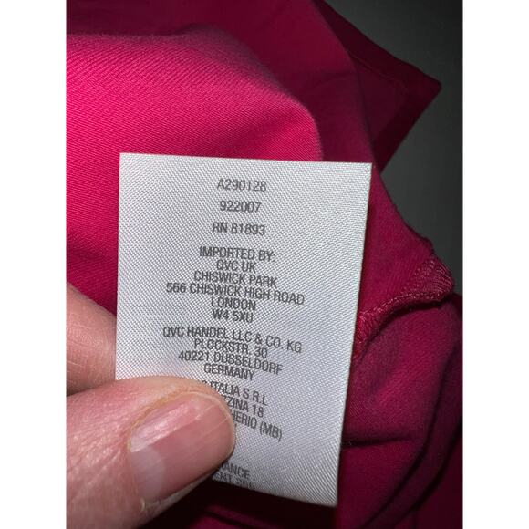 Pretty in Pink TANK MAXI DRESS Medium 10/12 Denim & Co. QVC D & Co. NEW - Picture 9 of 9